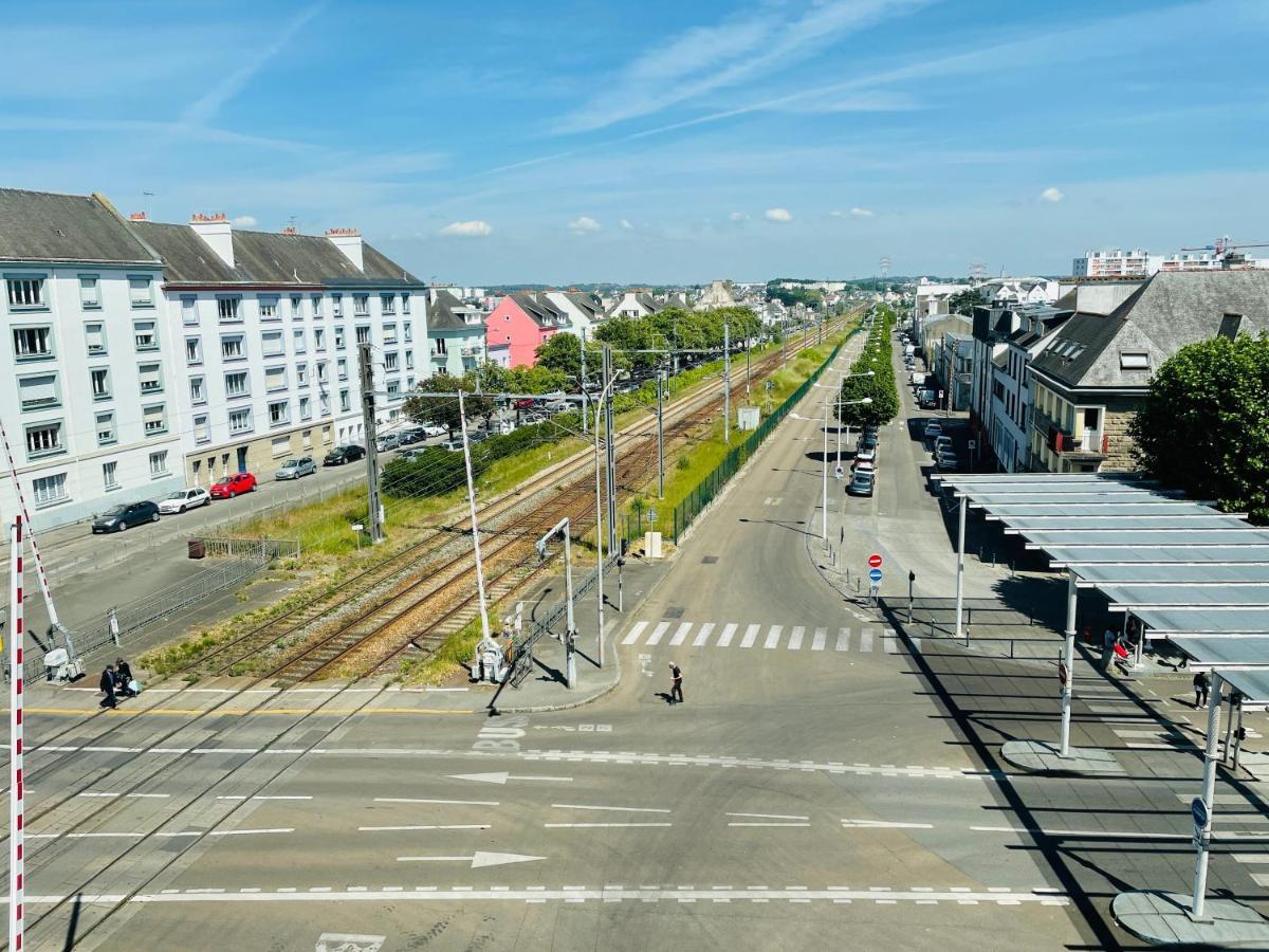 Studio 5 charmant tout équipé à la gare de Lorient Extérieur photo